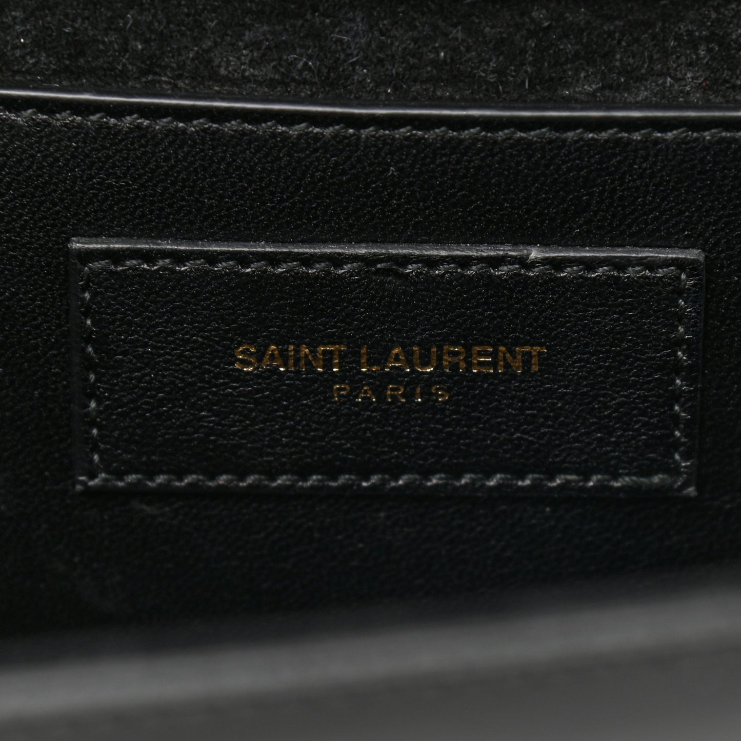 Patent Medium Classic Monogram Kate Tassel Satchel Black