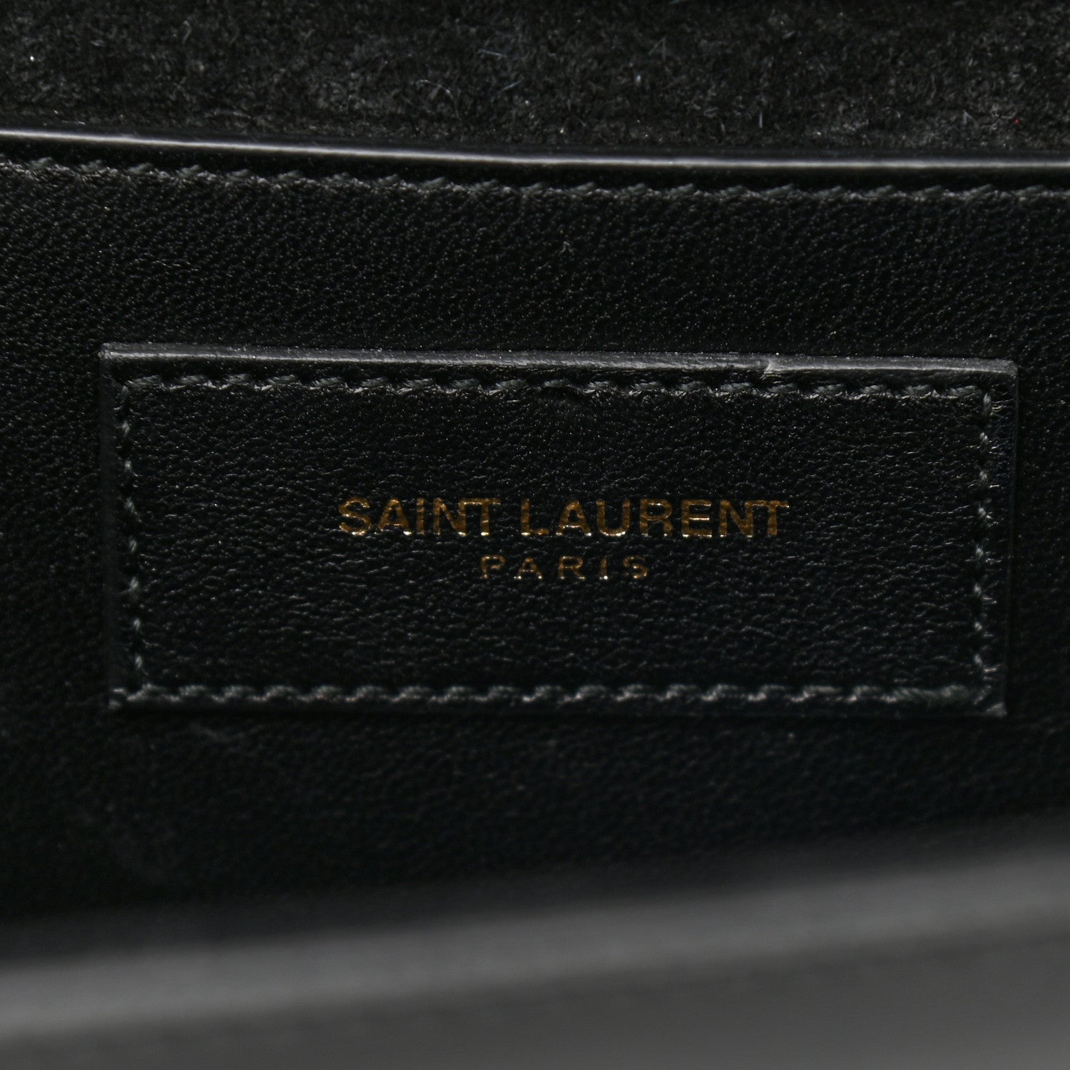 Saint Laurent Patent Medium Classic Monogram Kate Tassel Satchel Black 6 of 9