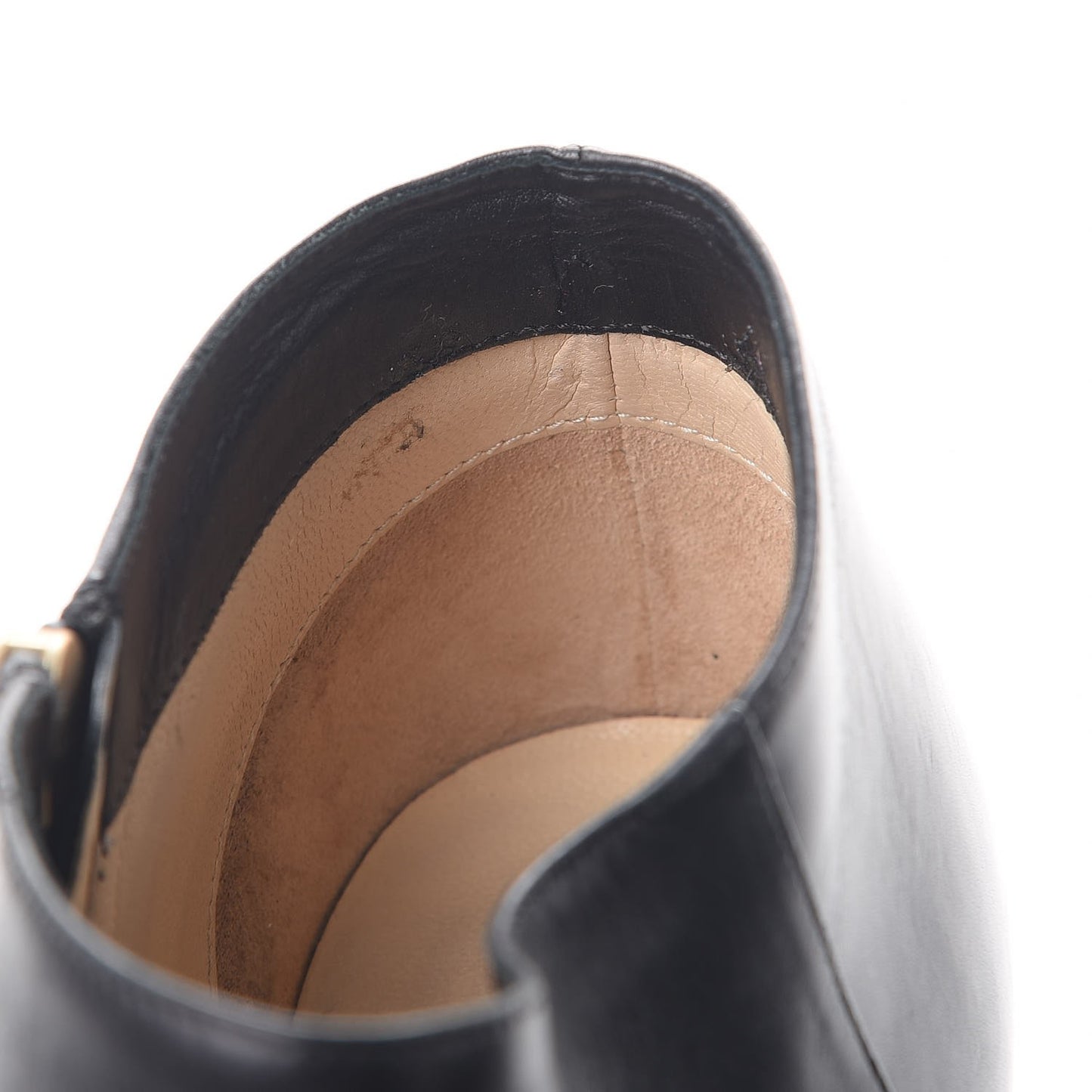 Lambskin Lindsey 100 Pointed Toe Ankle Boots 40 Black