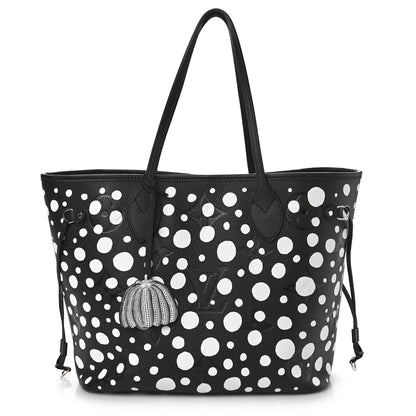 Louis Vuitton LV X YK Empreinte Neverfull MM Black White 3 of 9