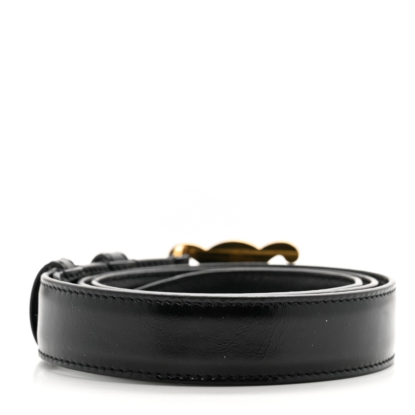 Box Calfskin Medium 25mm Triomphe Belt 80 32 Black