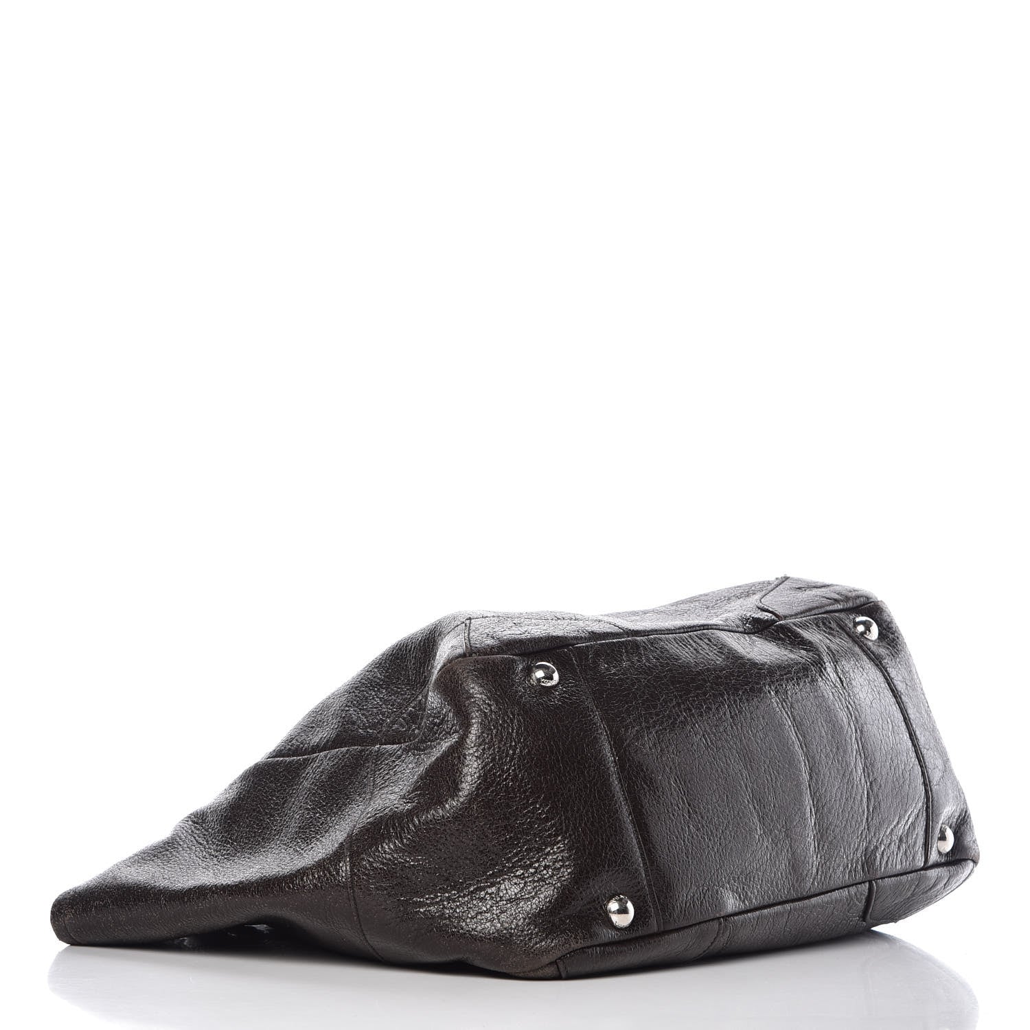 Prada Cervo Lux Chain Shoulder Bag Ebano 4 of 9