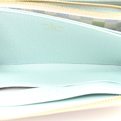 Louis Vuitton Damierlicious Zippy Wallet Pistachio Green 5 of 12