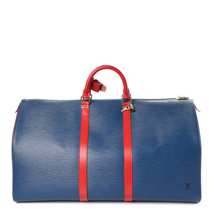 Louis Vuitton Epi Keepall 55 Toledo Castillan Red 1 of 14