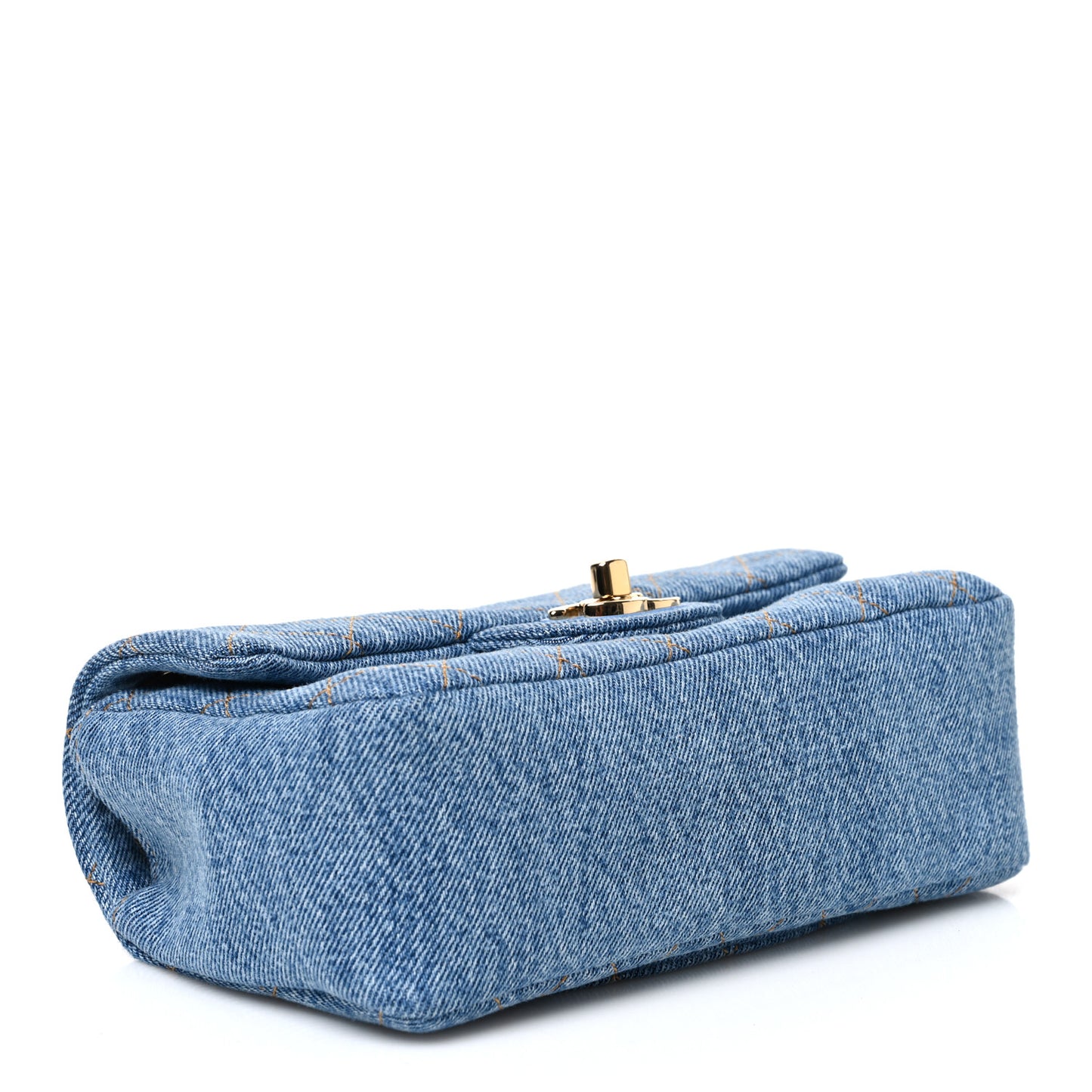 Denim Mini Souplissimo Flap Blue