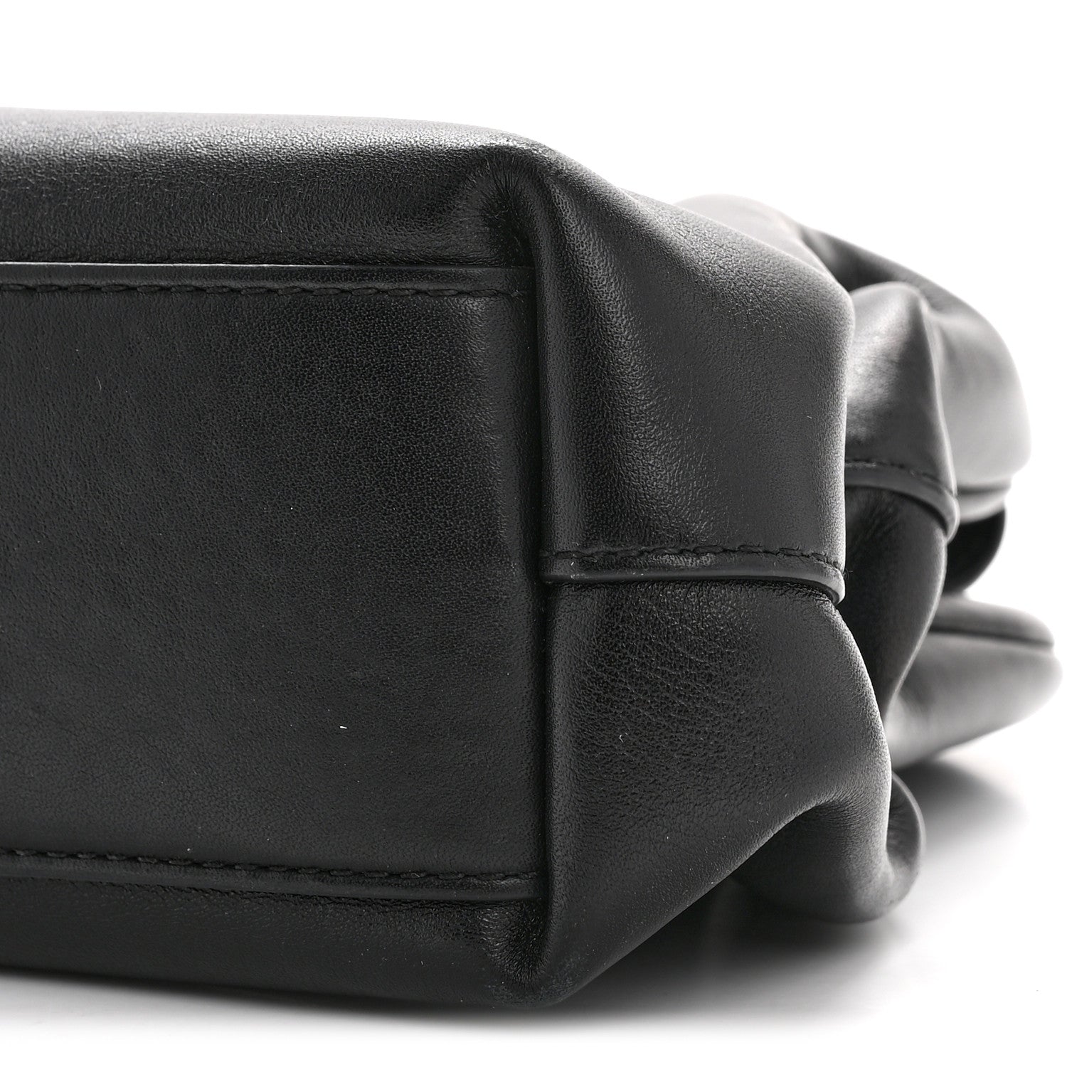 Bottega Veneta Calfskin Small The Point Triangle Bag Black 9 of 13