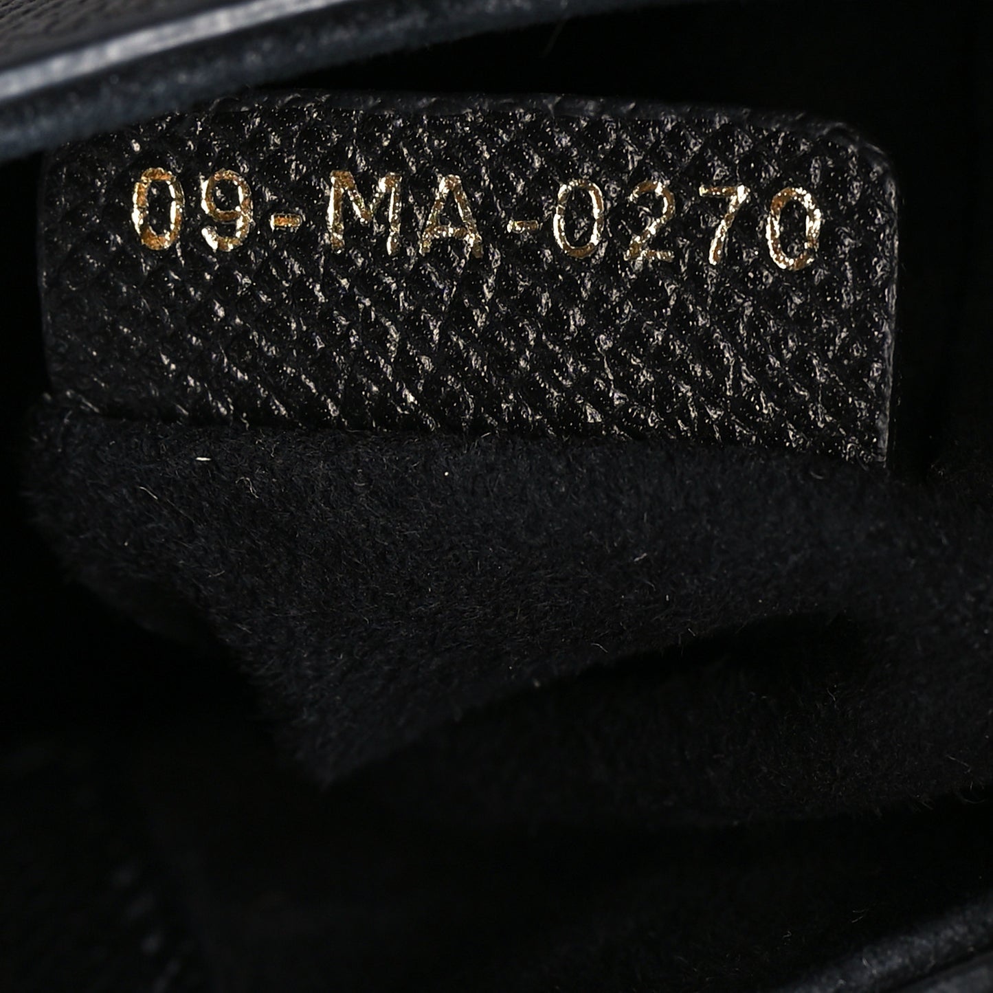 Calfskin Mini Saddle Bag Black
