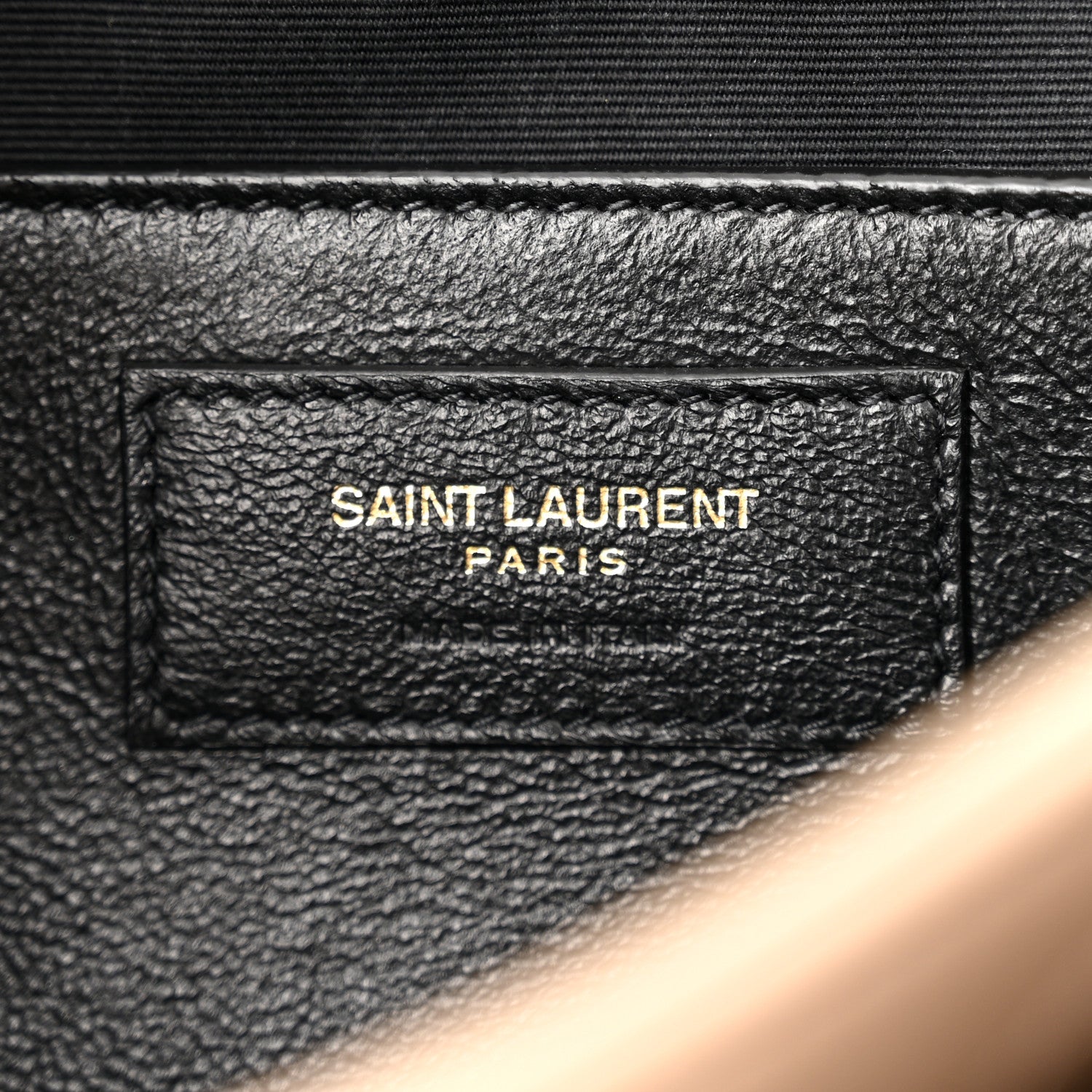 Saint Laurent Lambskin Matelasse Monogram Baby Niki Chain Satchel Dark Beige 5 of 10