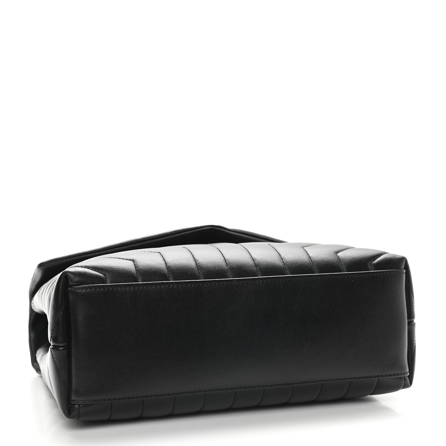 Saint Laurent Calfskin Y Quilted Monogram Medium Loulou Chain Satchel Black 4 of 9