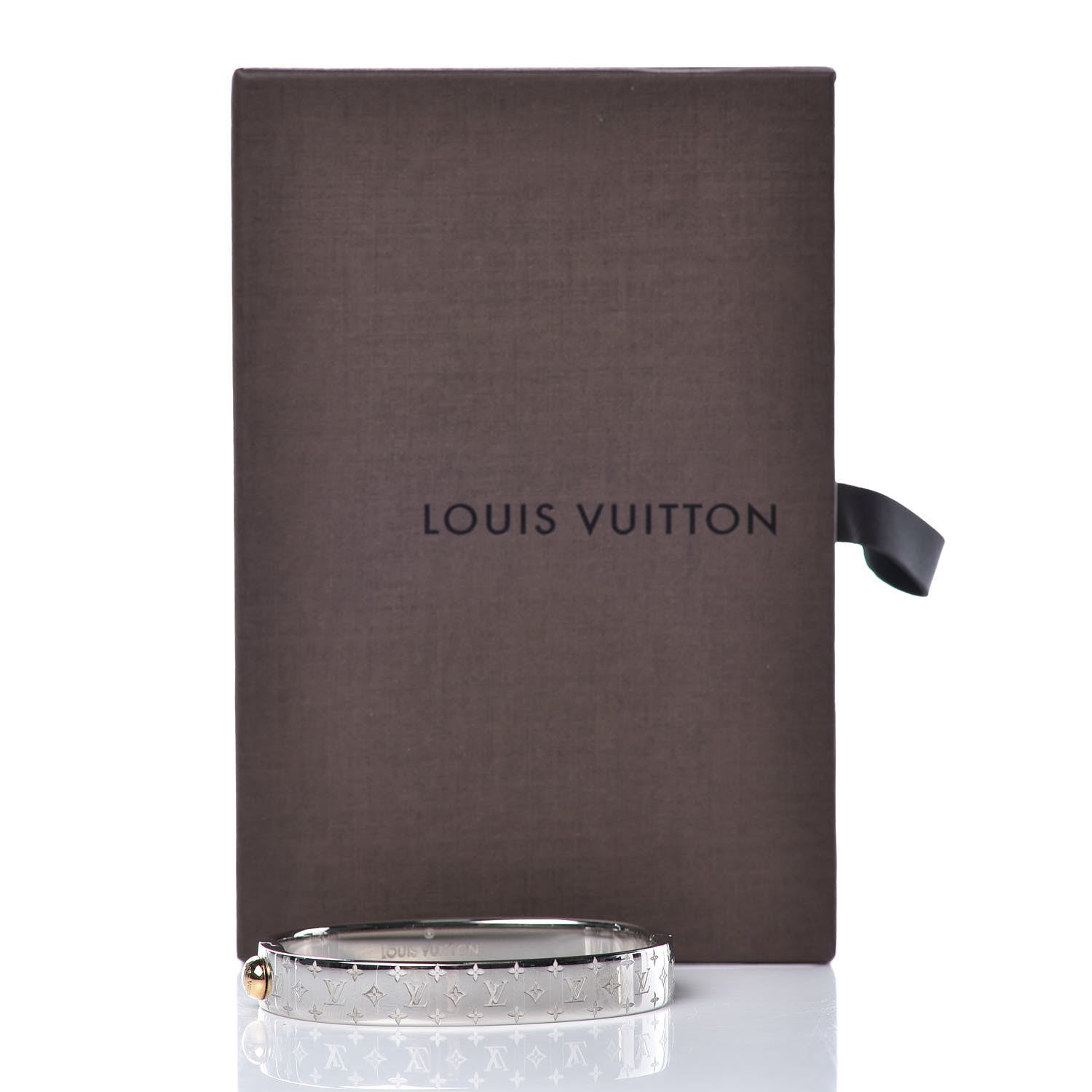 Louis Vuitton Palladium Monogram Nanogram Cuff S 8 of 8