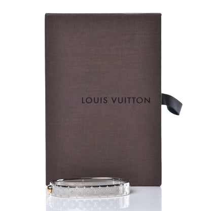 Louis Vuitton Palladium Monogram Nanogram Cuff S 8 of 8