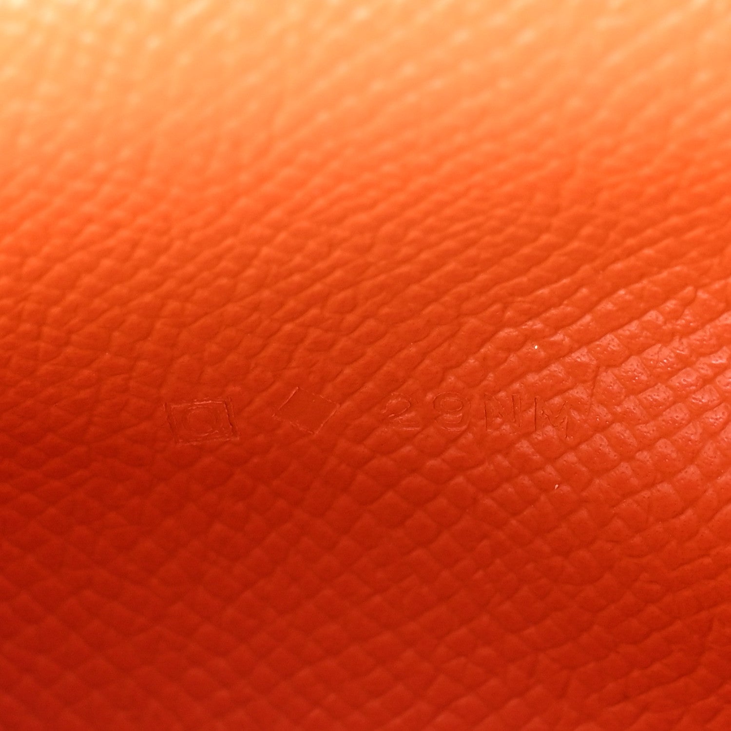 Hermes Epsom Bearn Gusset Wallet Orange 7 of 10