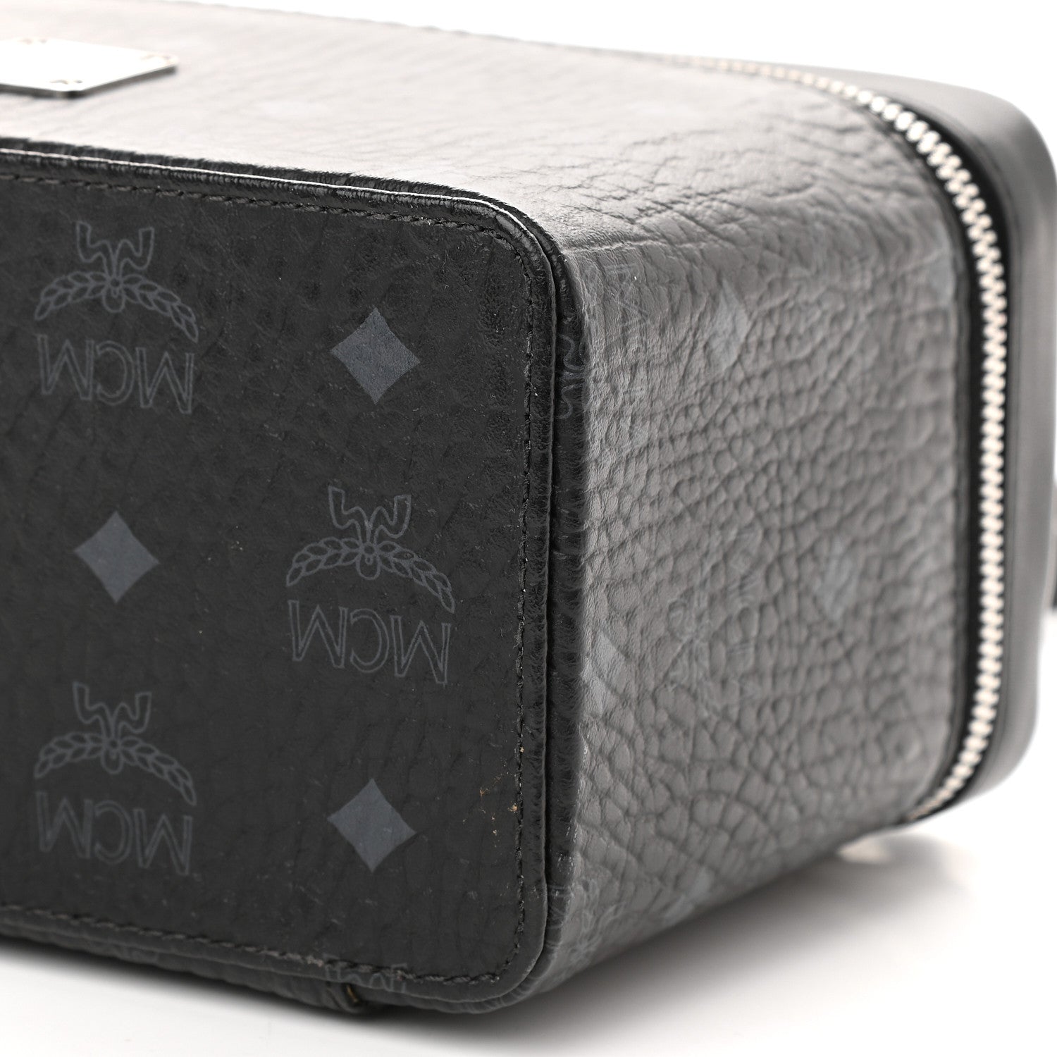 MCM Visetos Medium Rockstar Vanity Case Black 9 of 9