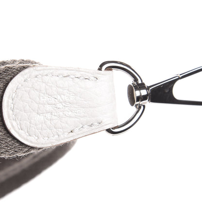 Hermes Taurillon Clemence Amazone Evelyne TPM Gris Perle Etain 8 of 10