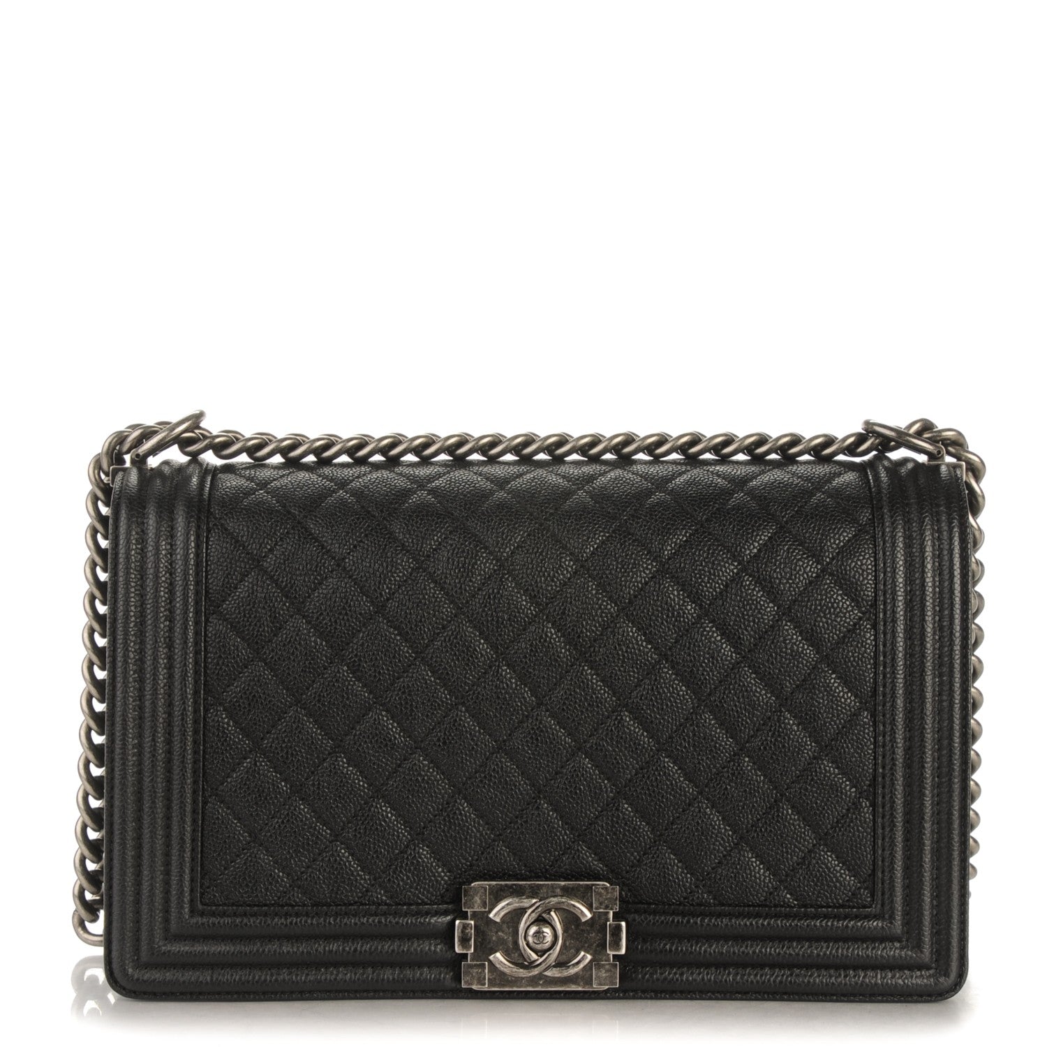 Chanel Caviar Quilted New Medium Boy Flap Black 1 of 7