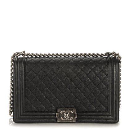 Chanel Caviar Quilted New Medium Boy Flap Black 1 of 7