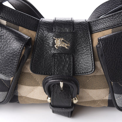 Burberry House Check Quilted Shoulder Bag Black 10 of 10