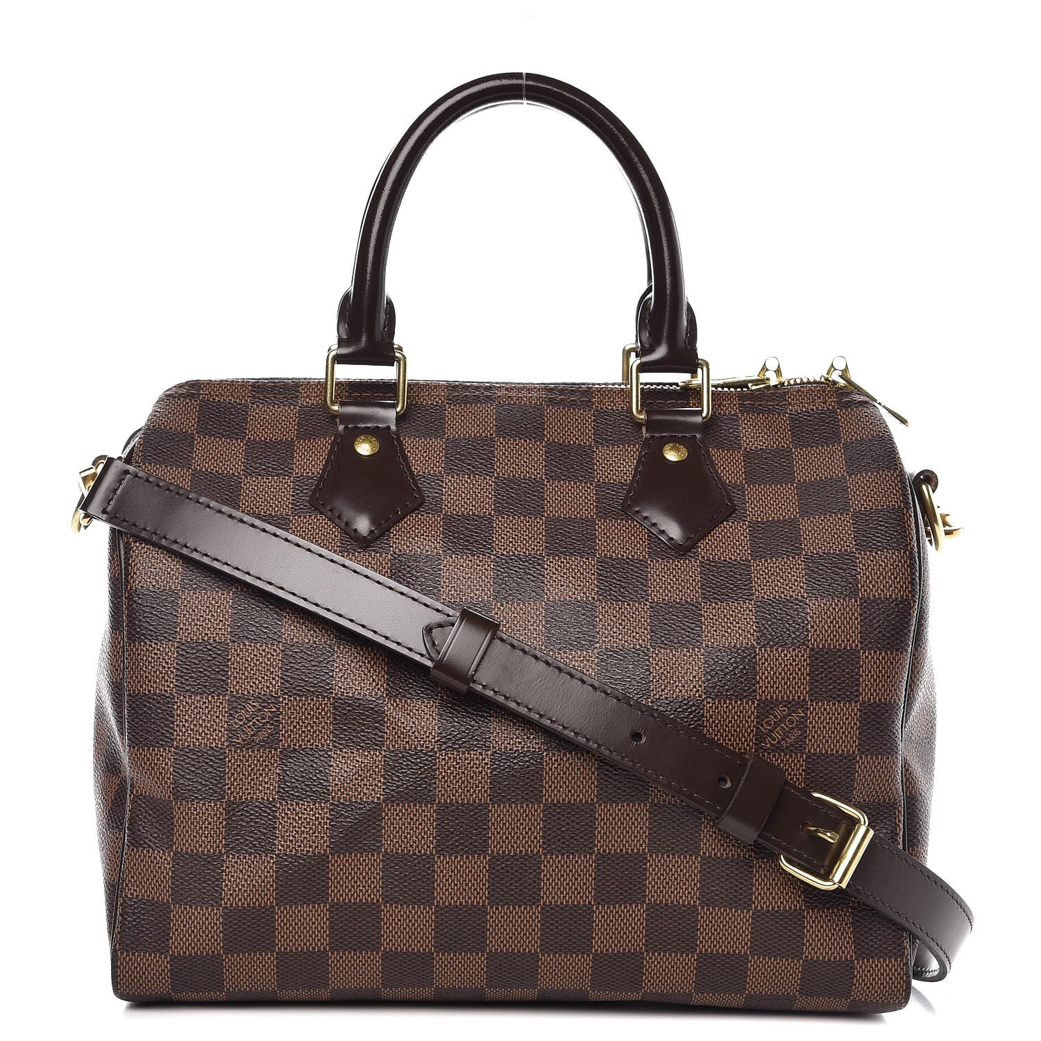 Louis Vuitton Damier Ebene Speedy Bandouliere 25 1 of 10