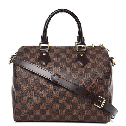 Louis Vuitton Damier Ebene Speedy Bandouliere 25 1 of 10