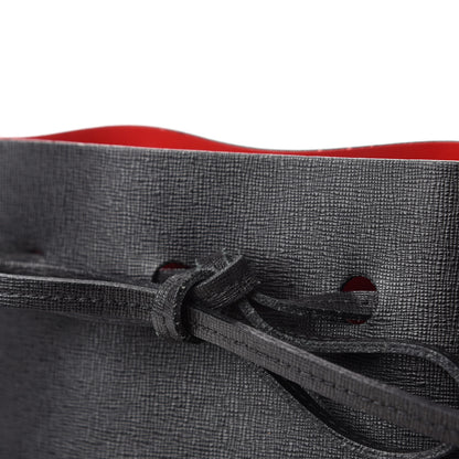 Mansur Gavriel Saffiano Mini Bucket Bag Black Flamma 11 of 19