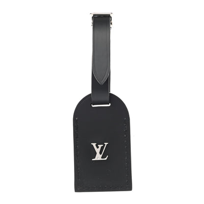 Louis Vuitton Calfskin City Steamer Luggage Tag Black 1 of 3