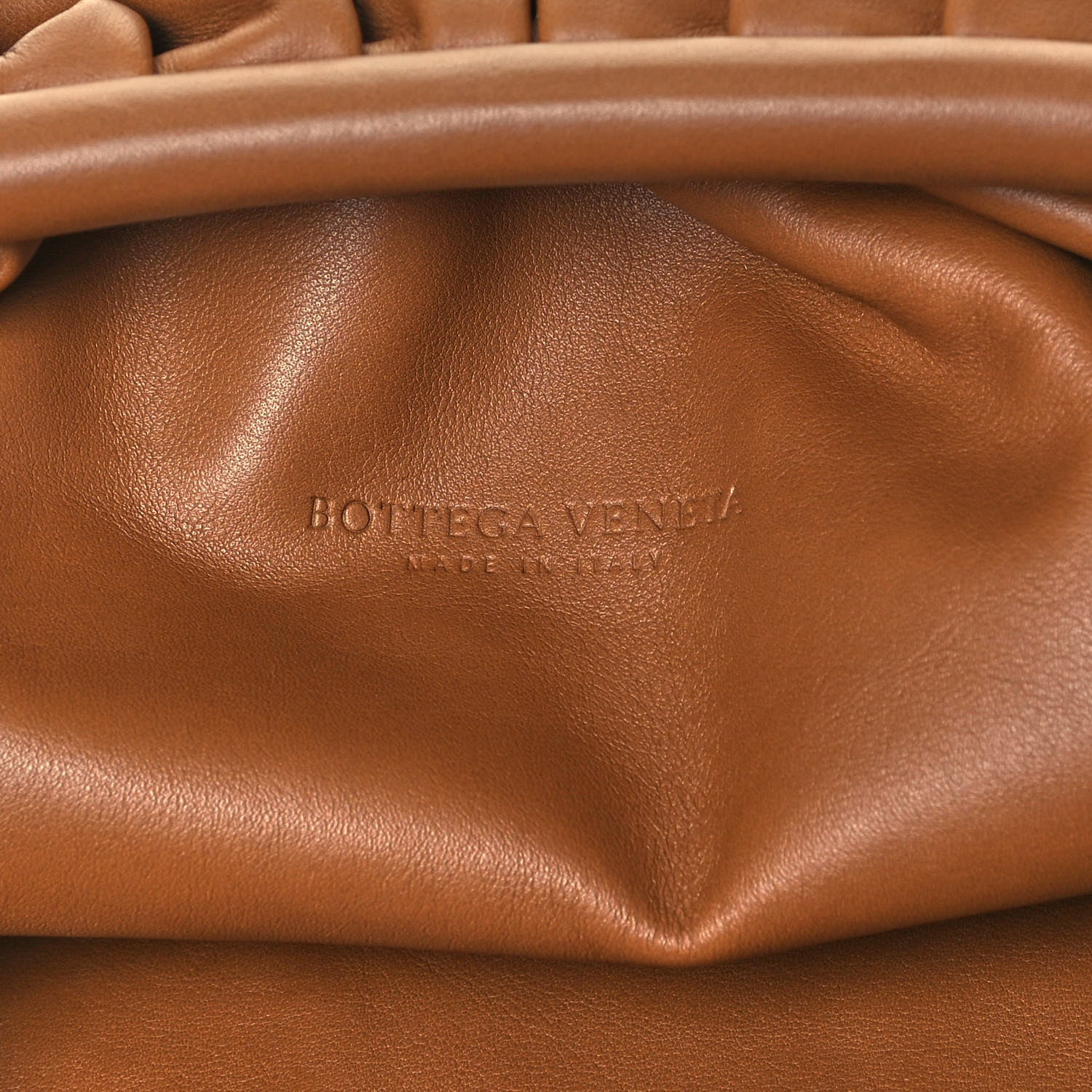 Bottega Veneta Smooth Butter Calf The Pouch Oversized Clutch Cammello 5 of 10