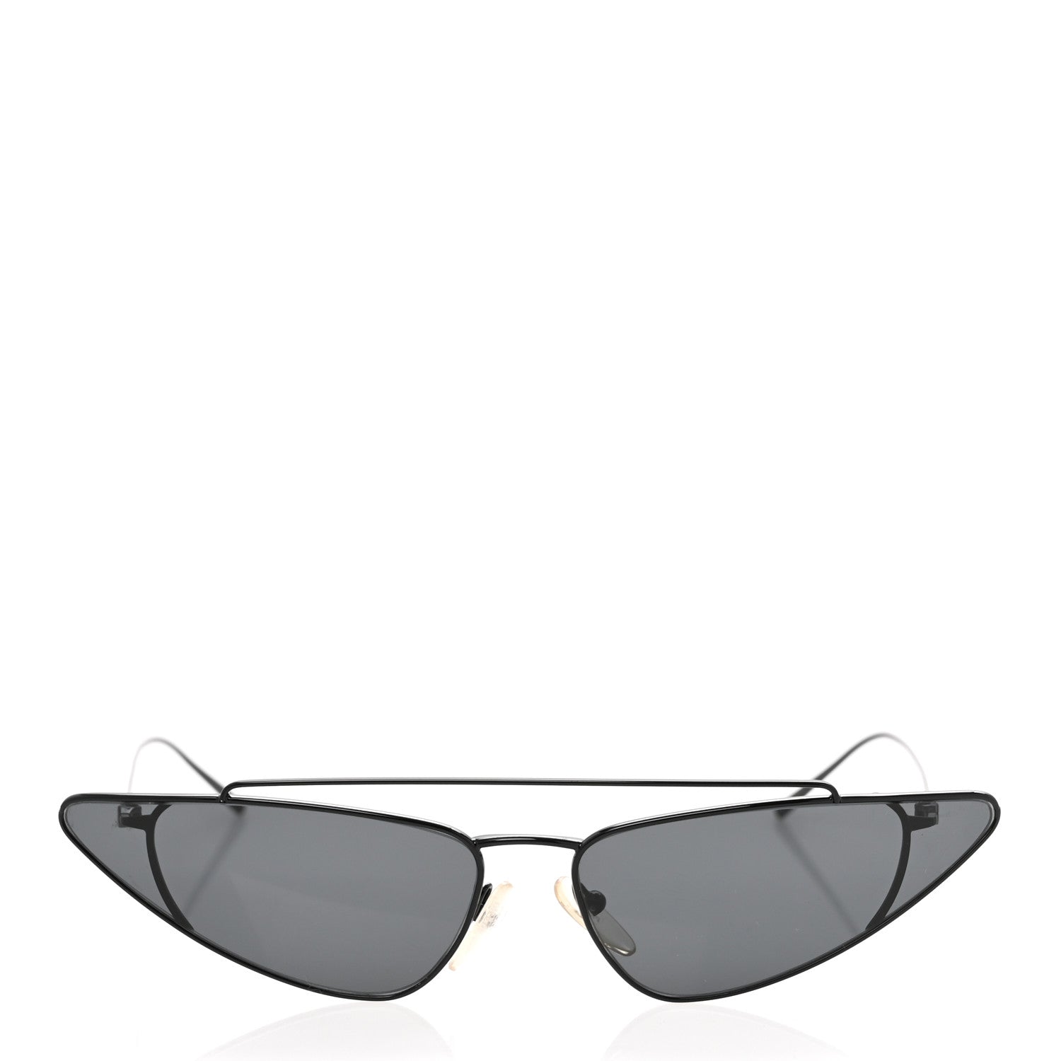 Prada Cat Eye Sunglasses SPR 63U Black 2 of 8