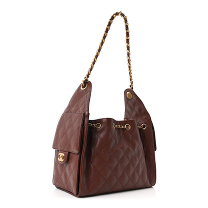Chanel Caviar Quilted Small Chanel 25 Handbag Brown 3 of 11