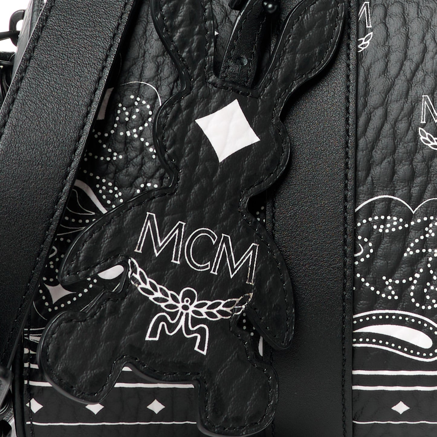 Visetos Bandana Small Aren Boston Bag Black