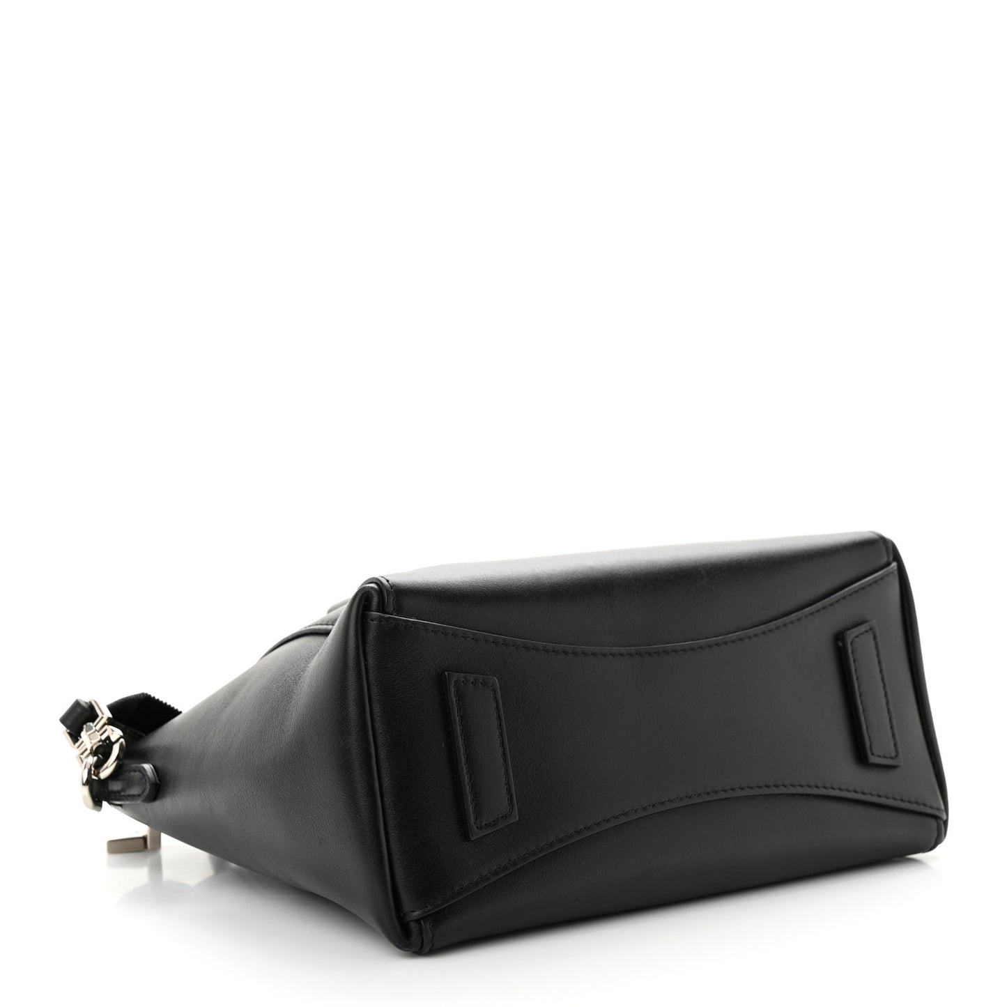 Box Calfskin Mini Sport Antigona Top Handle Bag Black