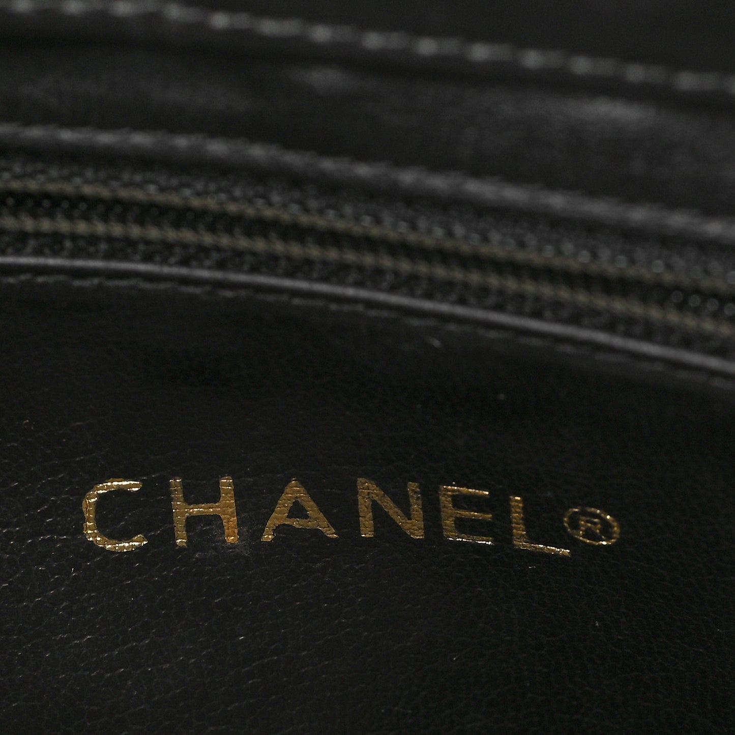 Patent Quilted Tote Black