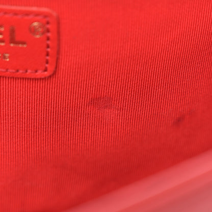Chanel Lambskin Quilted New Medium Boy Flap Red 11 of 12