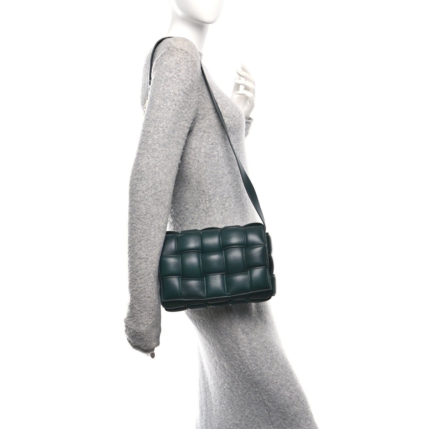 Bottega Veneta Nappa Maxi Intreccio Padded Cassette Crossbody Bag Inkwell 2 of 9