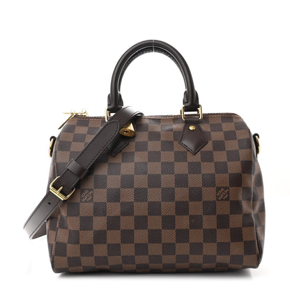 Louis Vuitton Damier Ebene Speedy Bandouliere 25 1 of 10