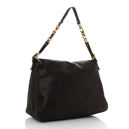 Fendi Vitello Savana Big Forever Mama Baguette Dark Brown 3 of 9