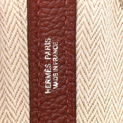 Hermes Vache Country Garden Party 30 TPM Rouge H 6 of 9