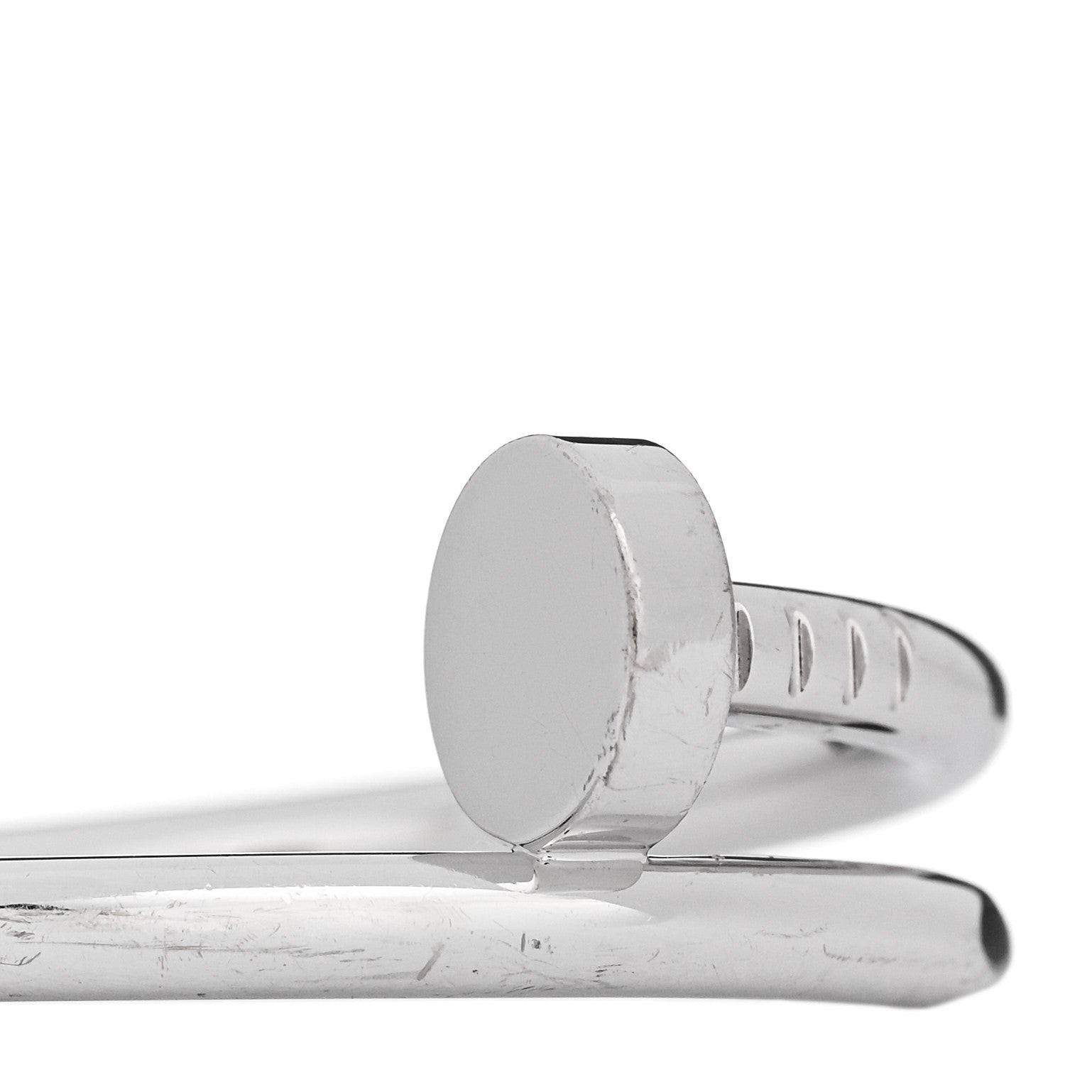 Cartier 18K White Gold Juste Un Clou Ring 67 11.75 4 of 6