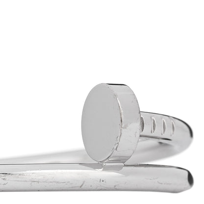 Cartier 18K White Gold Juste Un Clou Ring 67 11.75 4 of 6