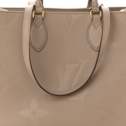 Louis Vuitton Empreinte Monogram Giant Onthego MM Tourterelle 7 of 10