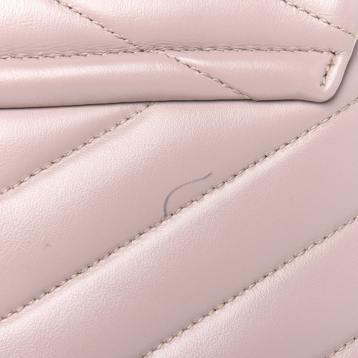 Saint Laurent Calfskin Y Quilted Monogram Toy Loulou Crossbody Bag Light Natural 12 of 14