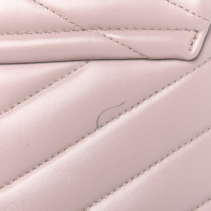 Saint Laurent Calfskin Y Quilted Monogram Toy Loulou Crossbody Bag Light Natural 12 of 14