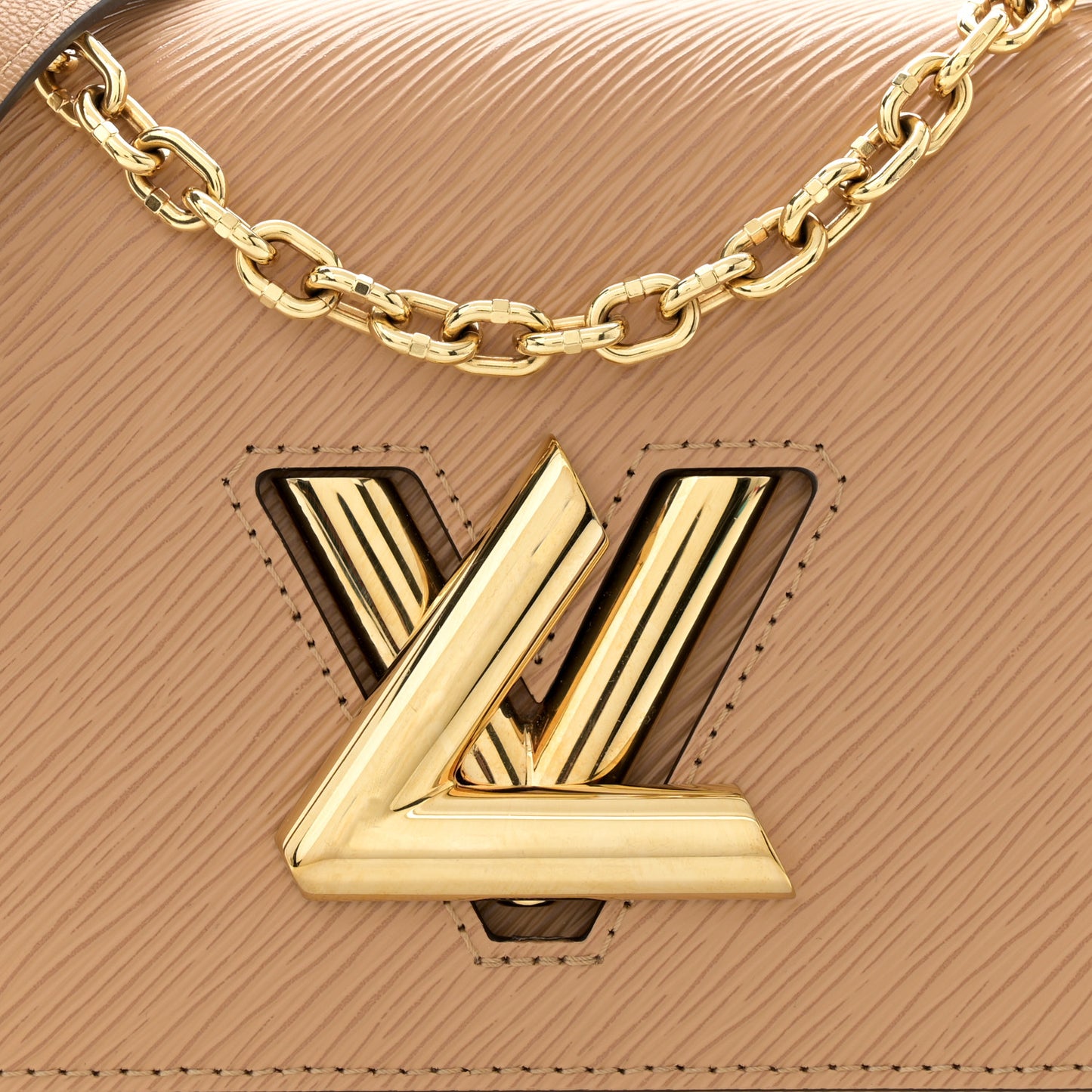 Epi Twist Shoulder Bag MM Camel