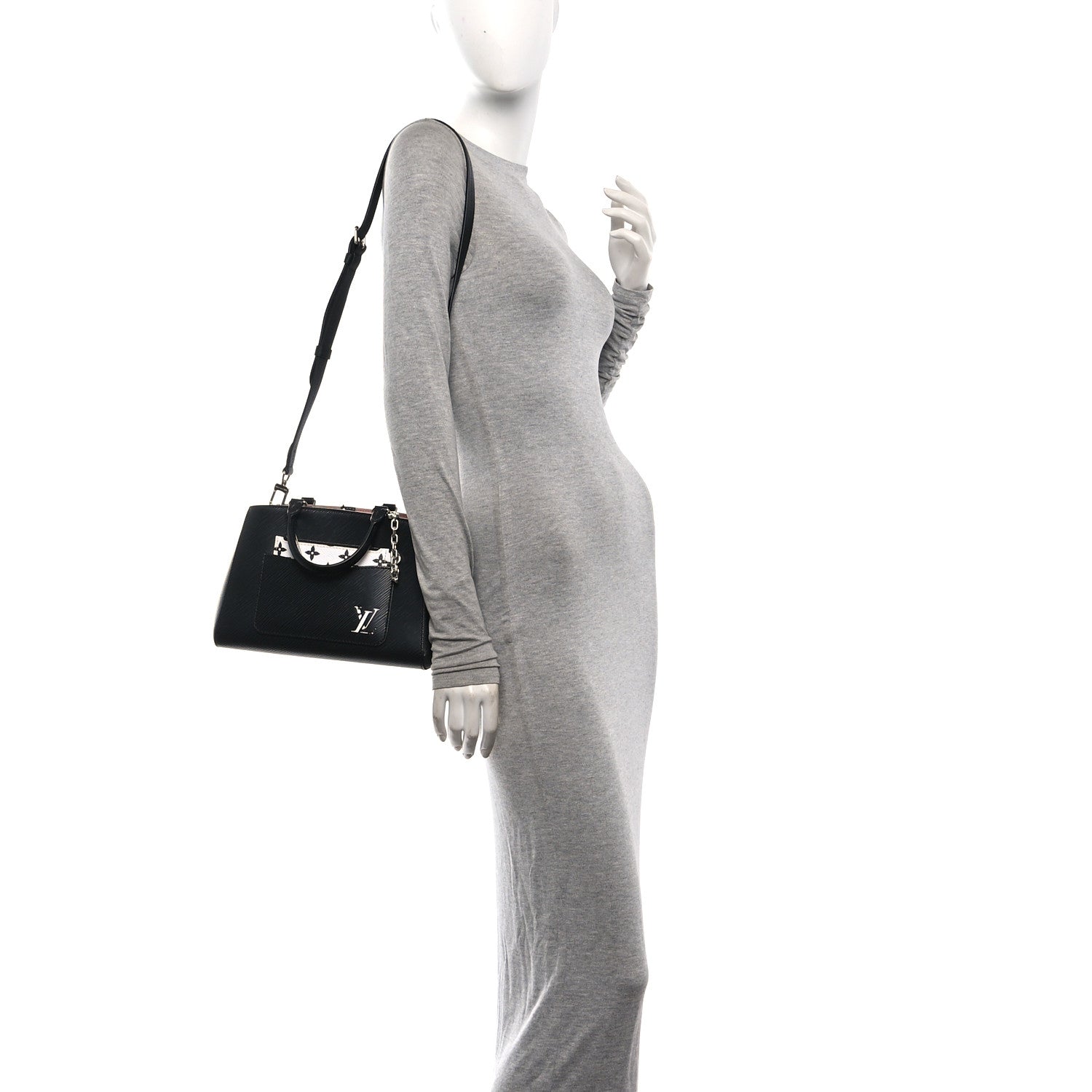 Louis Vuitton Epi Marelle BB Tote Black 2 of 10