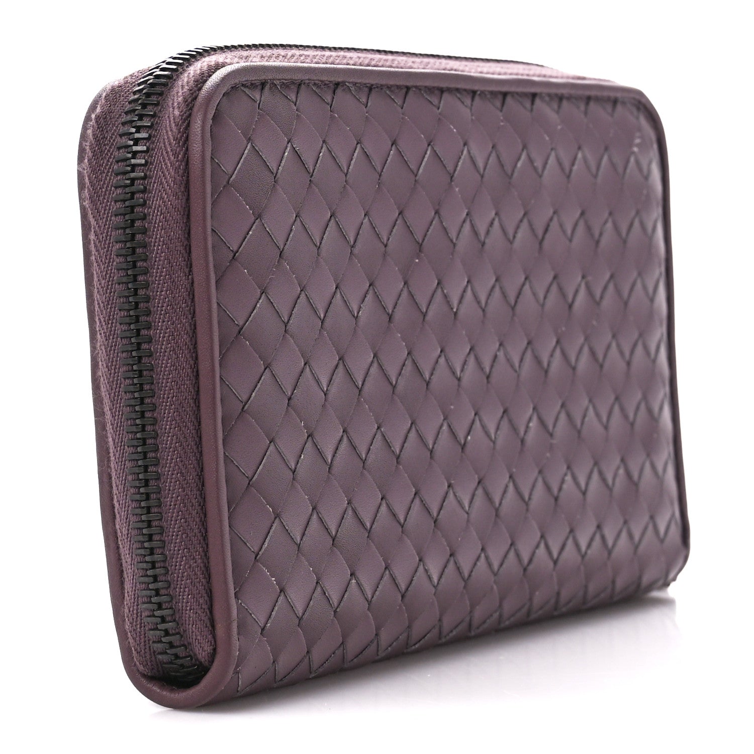 Bottega Veneta Nappa Intrecciato Zip Around Wallet Corot 3 of 11