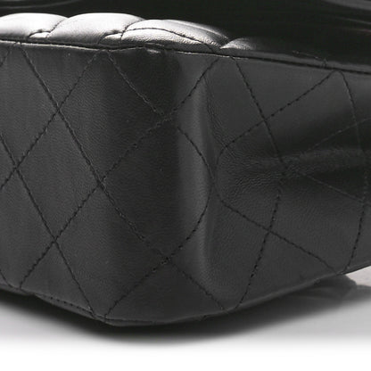 Chanel Lambskin Quilted Medium Double Flap Black 10 of 10