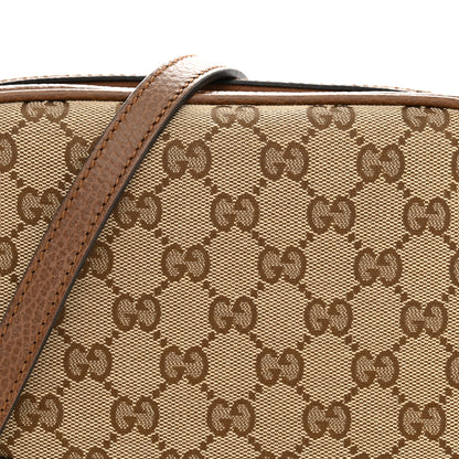 Gucci Monogram Mini Bree Messenger Bag Beige Tabacco 8 of 11