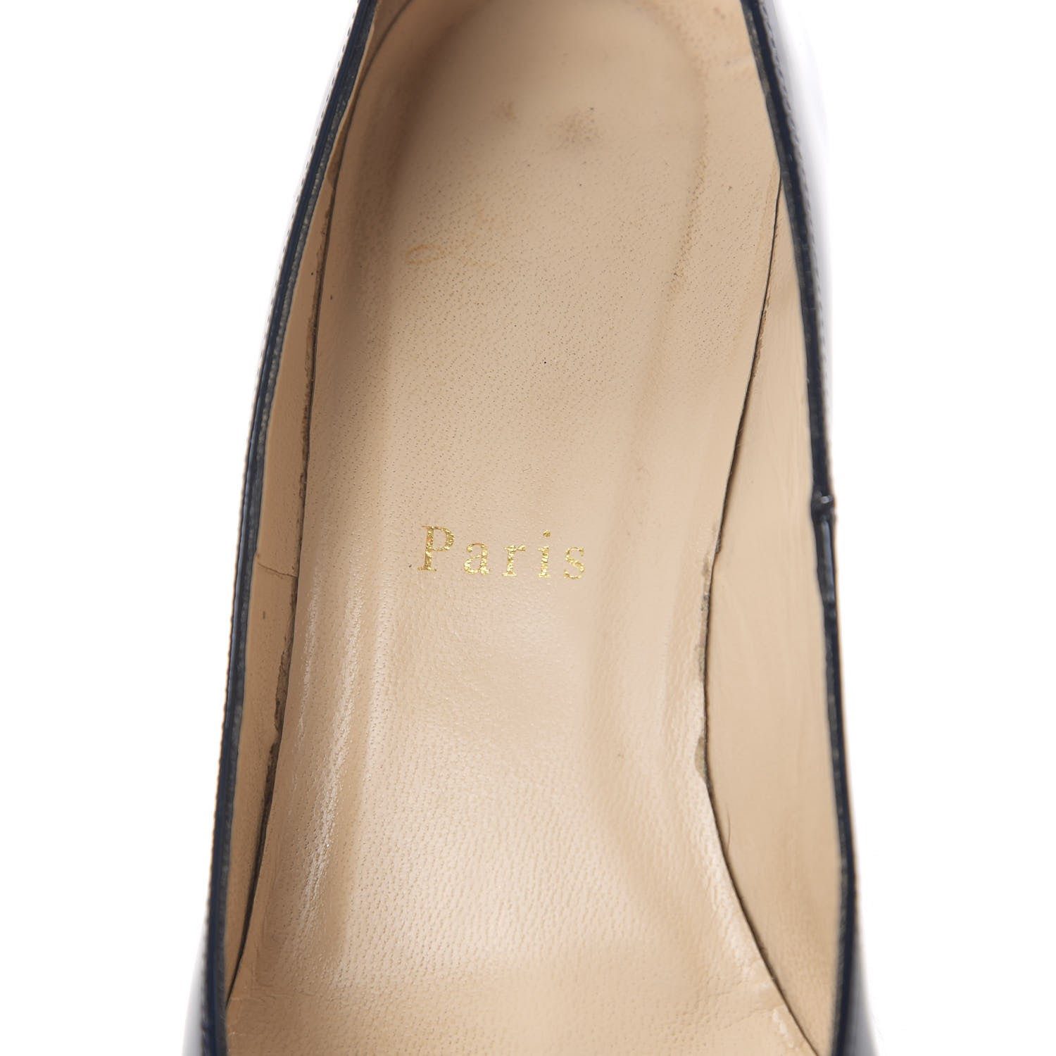 Christian Louboutin Patent Simple 70 Pumps 37.5 China Blue 8 of 11