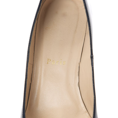 Christian Louboutin Patent Simple 70 Pumps 37.5 China Blue 8 of 11