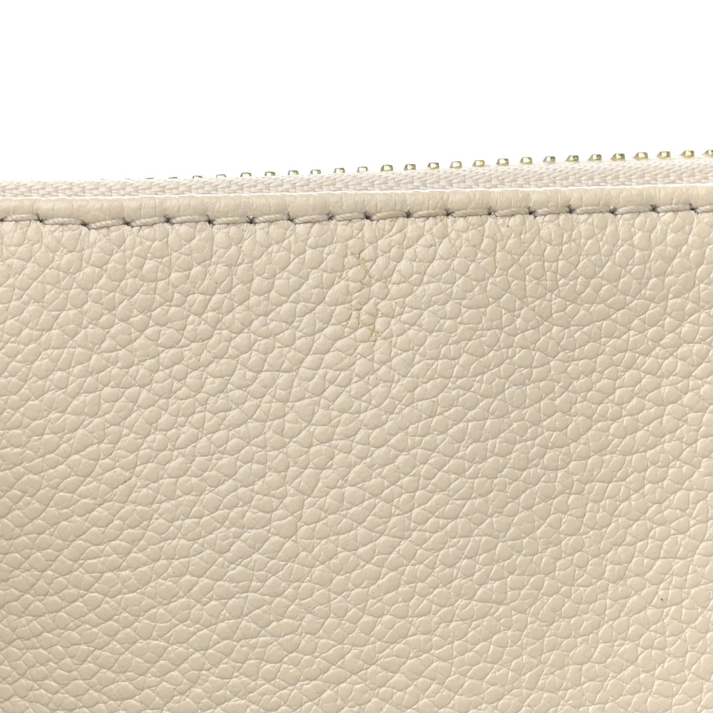Monogram Braided V Tote MM Creme