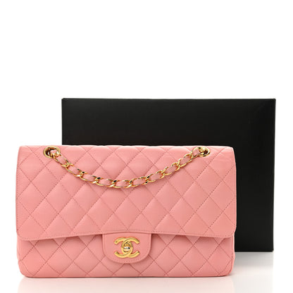 Chanel Caviar Quilted Medium Double Flap Pink 17 of 17